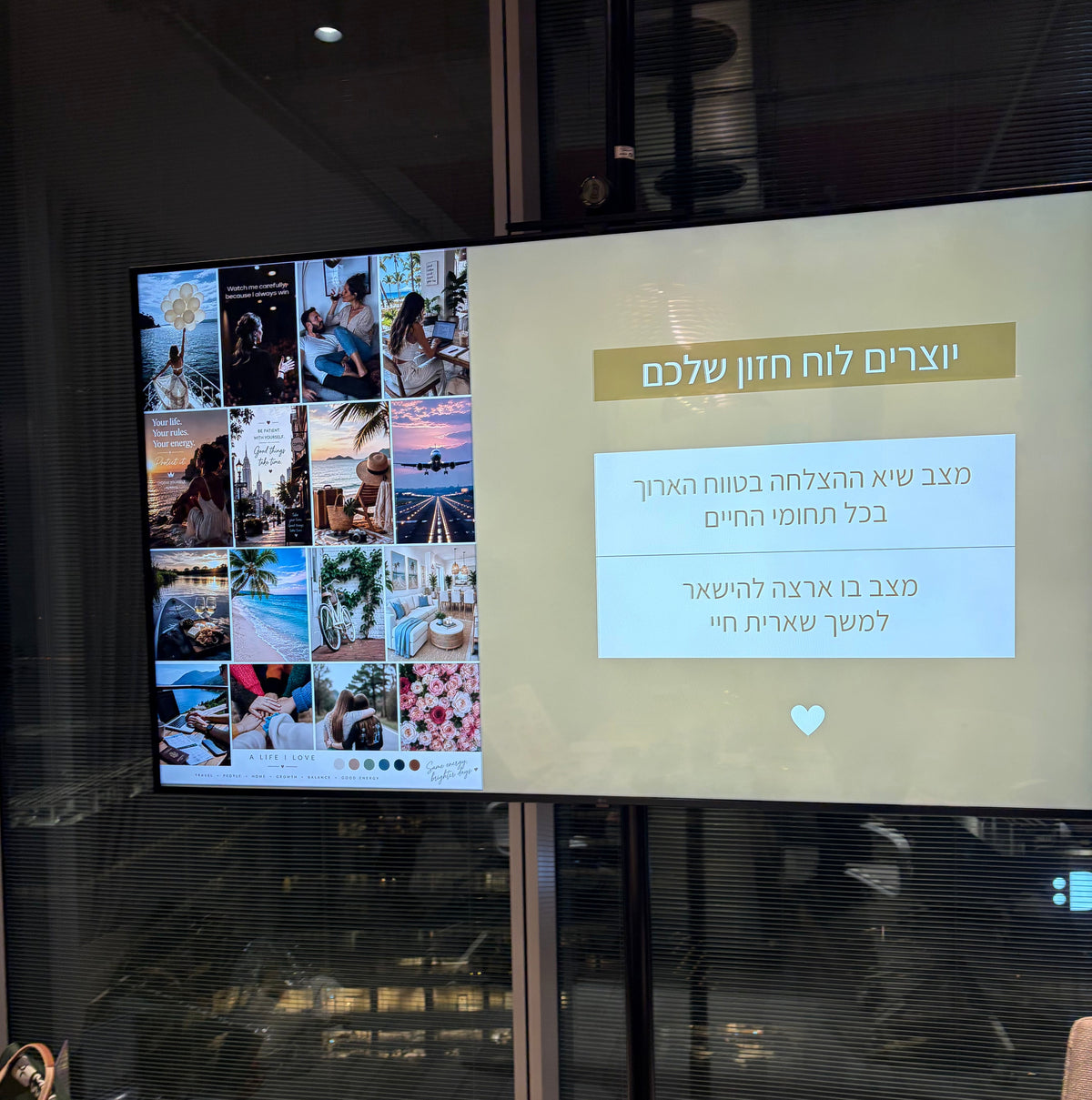 מפת ההצלחה פוגשת את לוח החזון